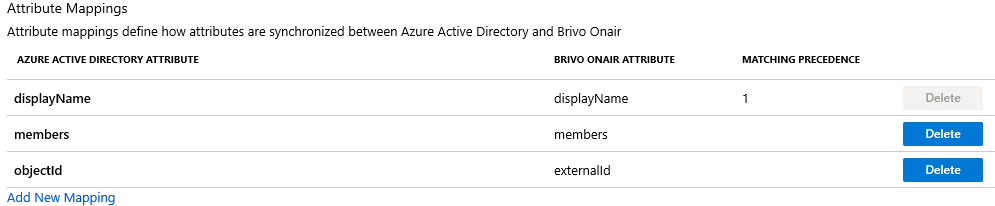 Brivo Onair Identity Connector Group Attributes