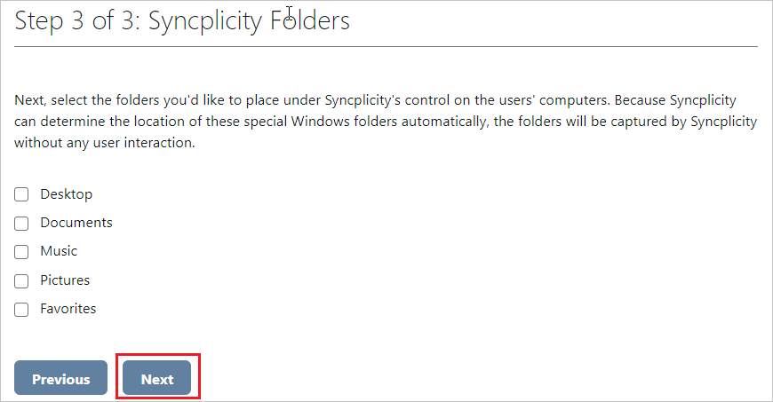 Syncplicity Folders