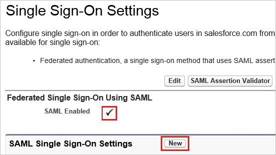 Screenshot shows SAML Enabled.