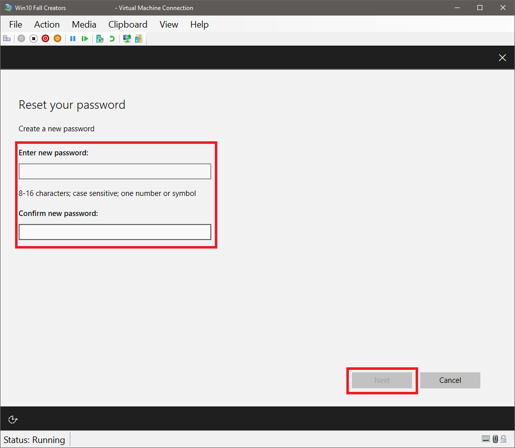change password for microsoft live account