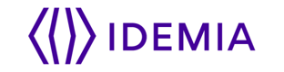 Screenshot of an Idemia logo.