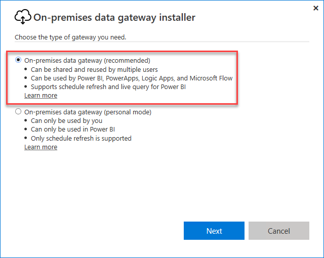  Installing and configuring On-premises data gateway Installer intro