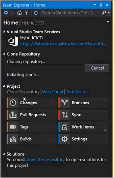 Clone repository in Visual Studio