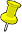 yellow pushpin image