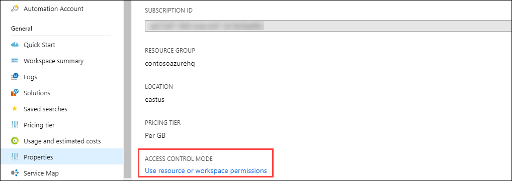 Change workspace access mode