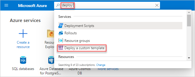 Azure Resource Manager templates library