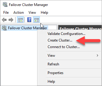 Create Cluster