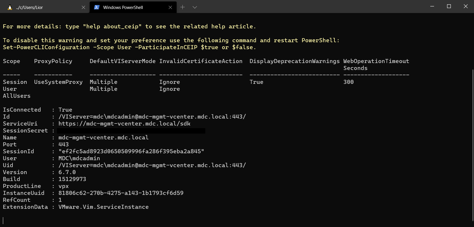 A screenshot of how to scale-deploy with a PowerShell script.