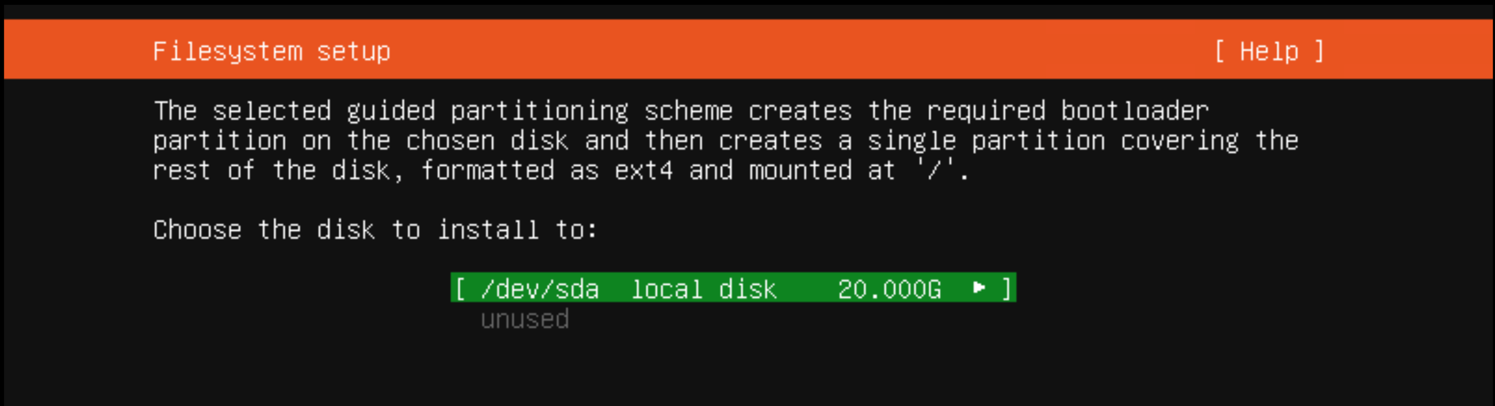 Twelfth screenshot of an Ubuntu installation.