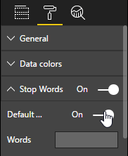 activating default stop words