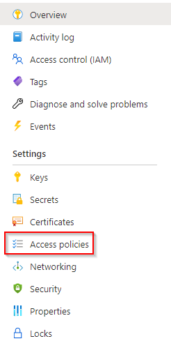 configure access policies