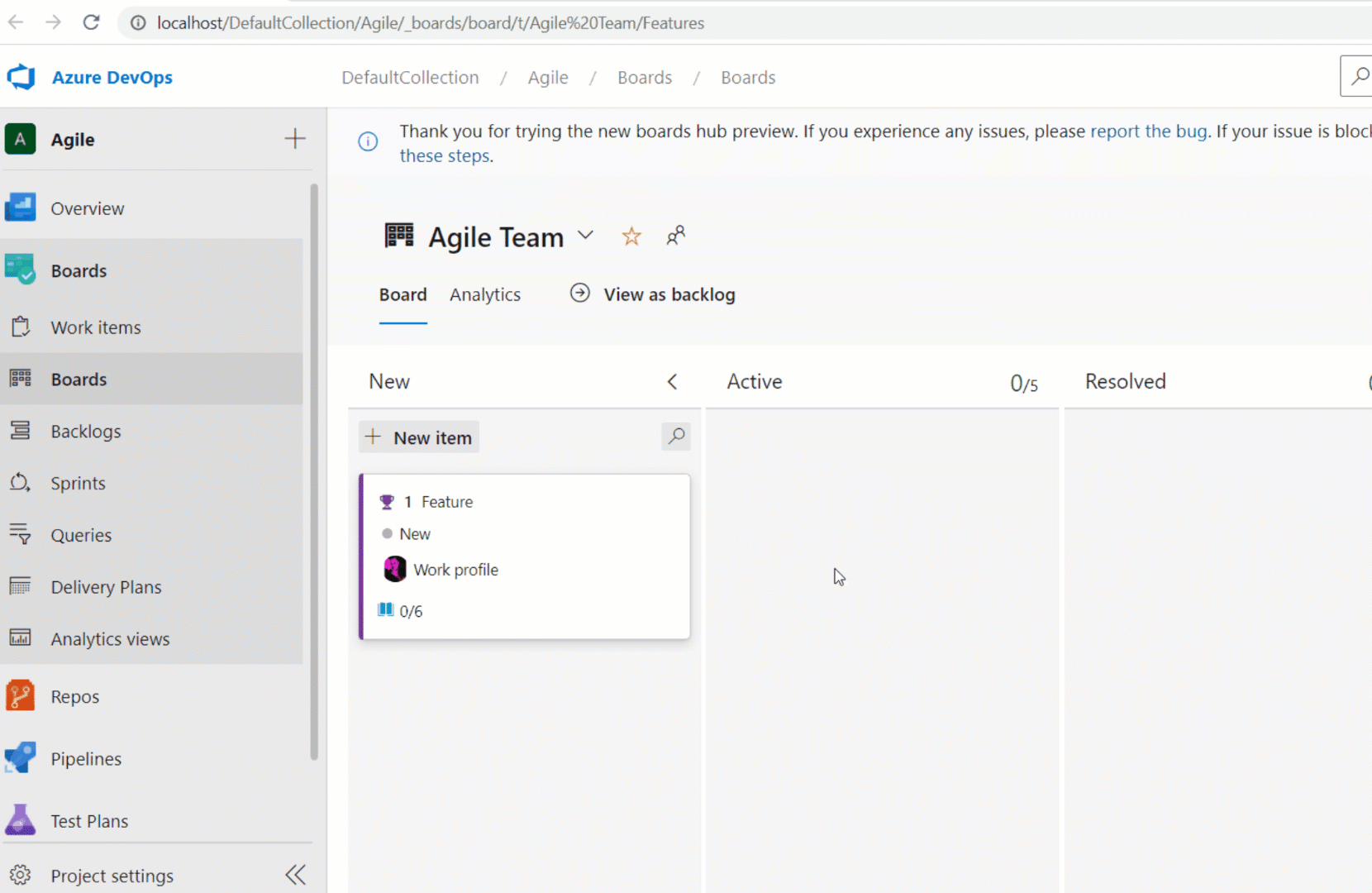 Gif to demo assigned to avatar Kanban cards.