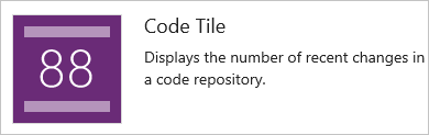 Code tile widget