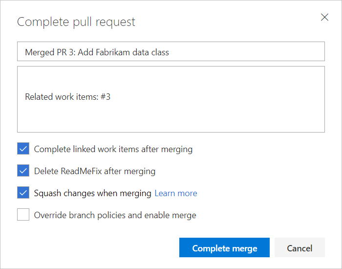 Complete, abandon, or revert pull requests Azure Repos Microsoft Docs