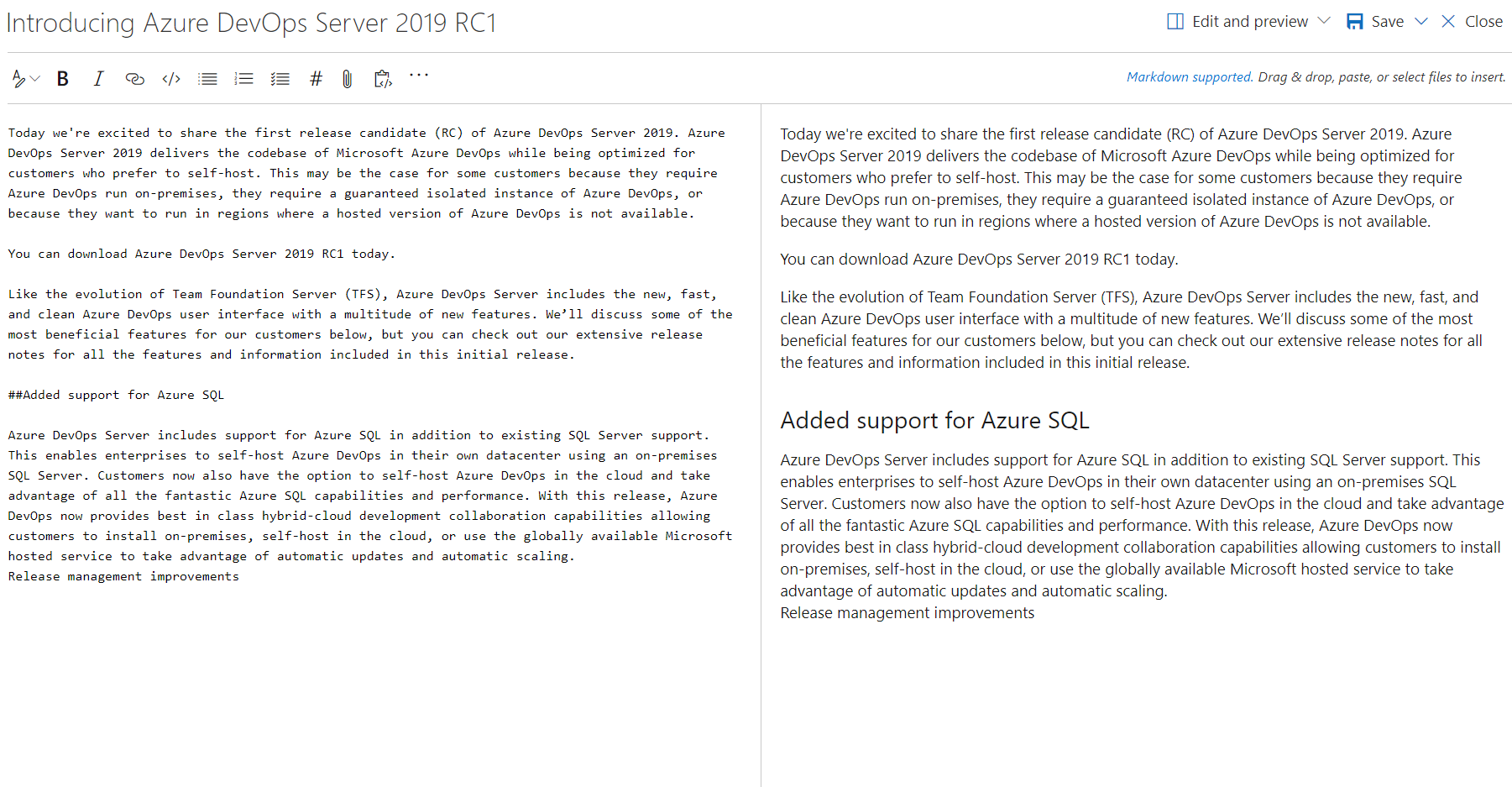 Azure Devops Server 19 Update 1 Release Notes Azure Devops Server Tfs Microsoft Docs