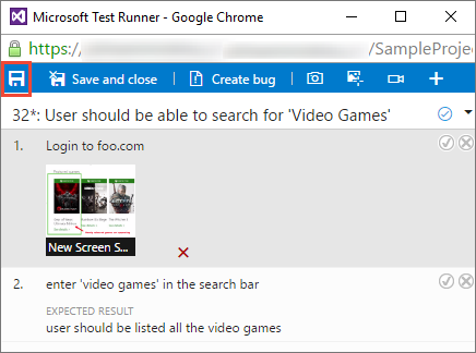 Screenshot showing saving the screenshot.