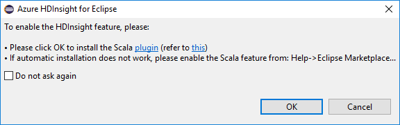 Automatic installation of the Scala plug-in