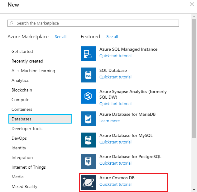 Connect a Node.js Mongoose application to Azure Cosmos DB | Microsoft Docs
