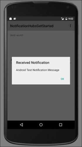 Android emulator notifications push Android Push