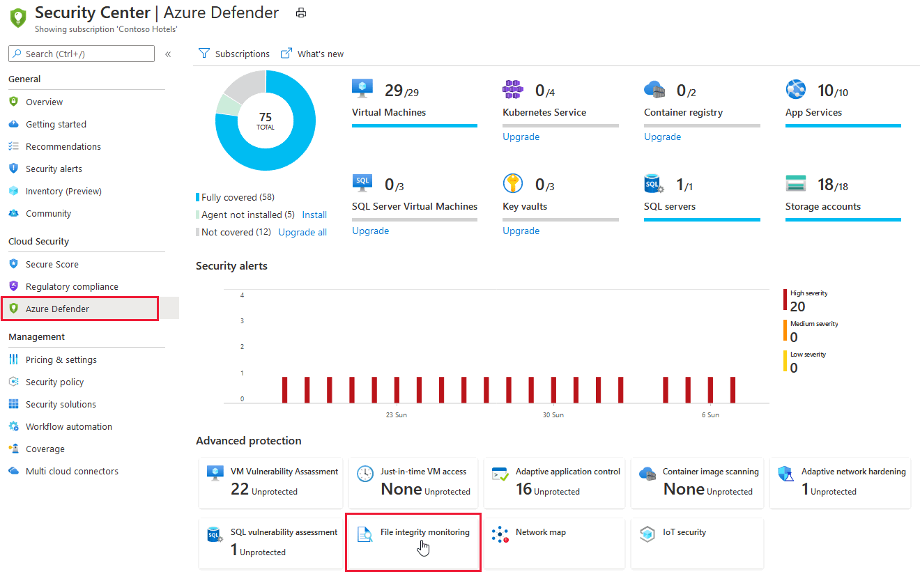 File Integrity Monitoring In Azure Security Center Microsoft Docs