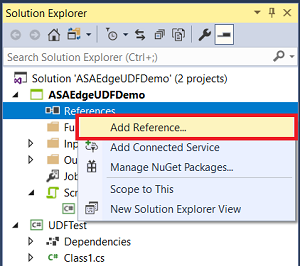 Add a reference to a C# project in Visual Studio