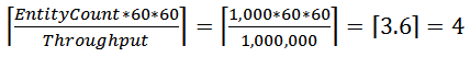 Screenshot of equation based on example criteria.