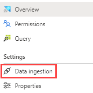 Select data ingestion to clean up resources.