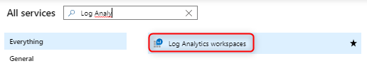 Log Analytics workload