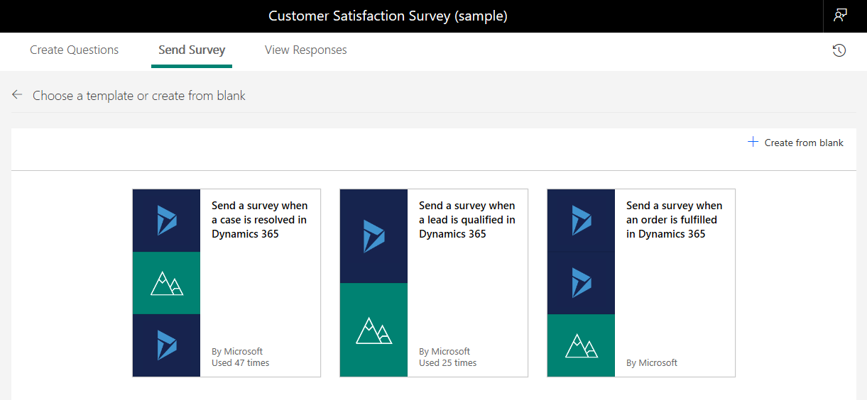 Distribute a survey using Microsoft Flow
