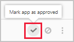 Screenshot of the approve app icon.