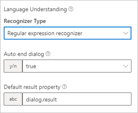 Regular expression recognizer