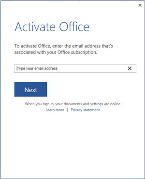 Office 2016 generator key from portal page template