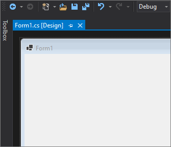 Double-click a control in the toolbox on visual studio for .NET Windows Forms