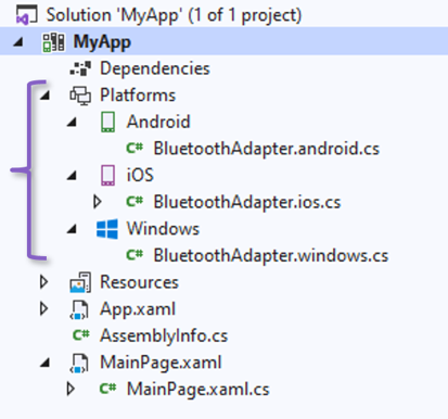 .NET MAUI single project.