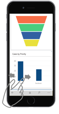 Dynamics 365 for phones how to zoom