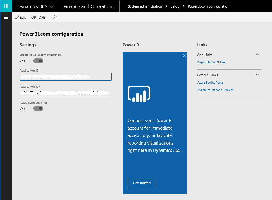 Authorize Power BI