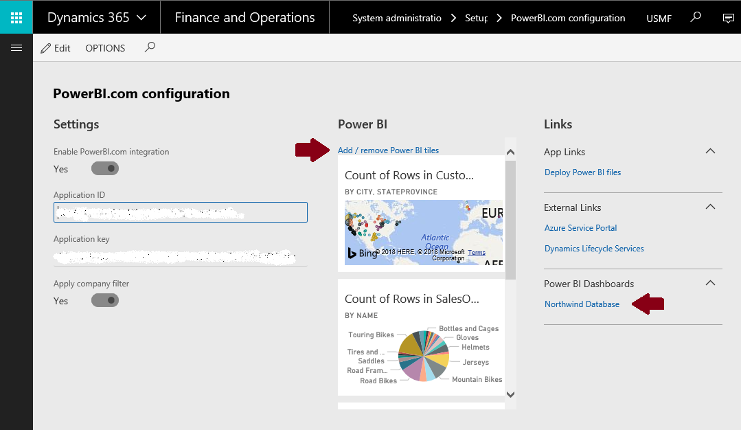 Validate Power BI integration