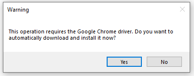 Browser driver.