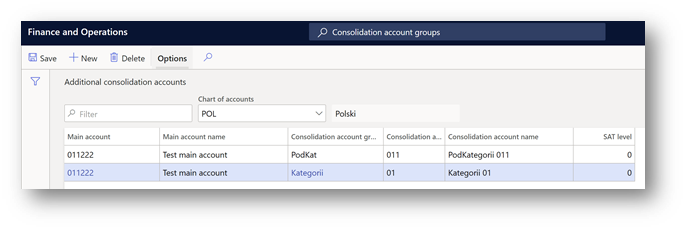 Additional consolidation accounts page.