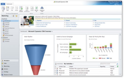 Example of Dynamics CRM 2011 UI.
