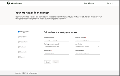 Provide details about the mortgage.