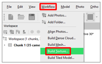Build Texture command.