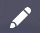Graphic of the ink icon, as represented by a pencil.
