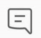 Graphic showing the text icon, which looks like a chat bubble.
