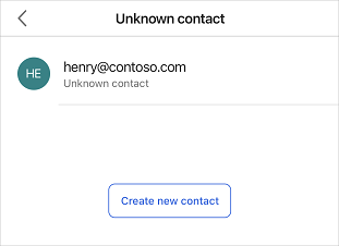 Create contact.