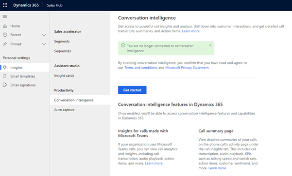 Conversation intelligence getting started for sales managers