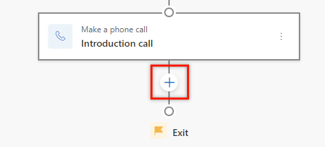Select Add to add a phone call activity
