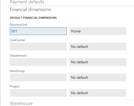 Example for CustTable using TabFinancialDimensions.