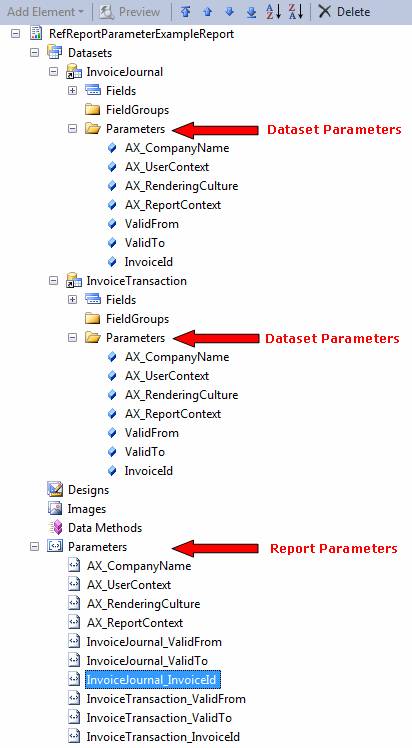 Model Editor Screenshot with Parameters