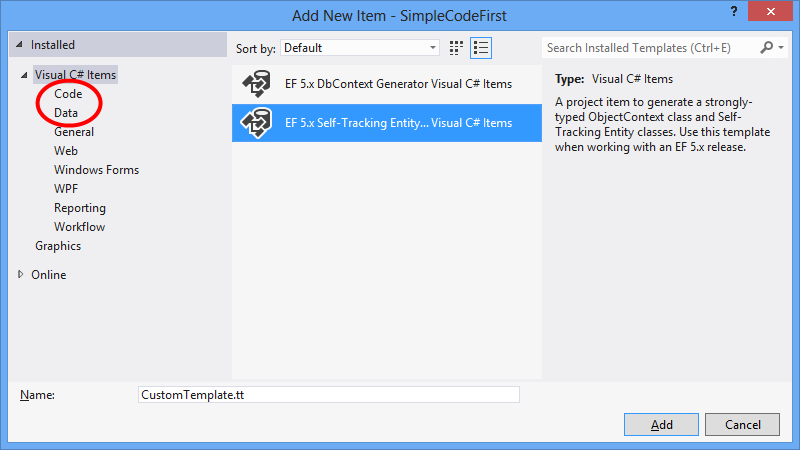 ef 4.x dbcontext generator for c#